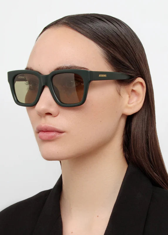 Jacquemus Carino Matt Dark Green