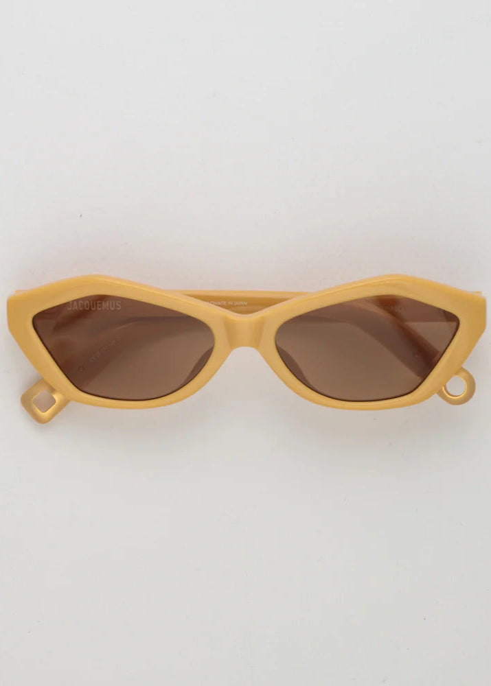 Jacquemus Bambino Sunglasses Banana/Matte Gold