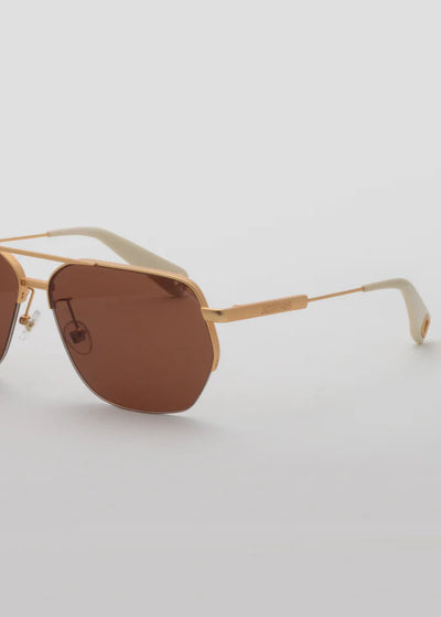Jacquemus Aviador Matt Gold