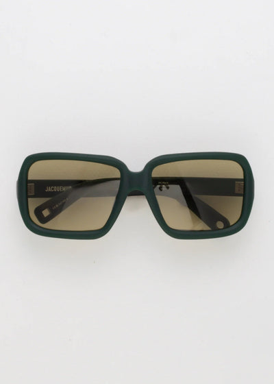 Jacquemus Cabana Sunglasses Matte Green/Matte Silver