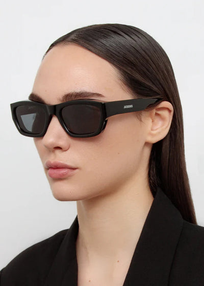 Jacquemus Meridiano Sunglasses Black/Silver