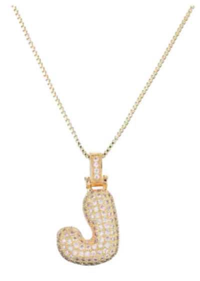 LIVIE Katherine Bubble Letter Necklace