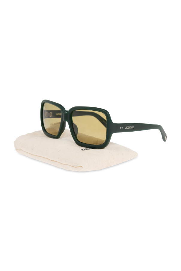 Jacquemus Cabana Sunglasses Matte Green/Matte Silver