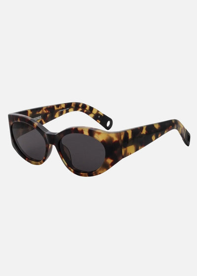 Jacquemus Ovalo Sunglasses Tortoise/Matte Black