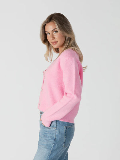 Lyla & Luxe W/ Bow Buttons Pink