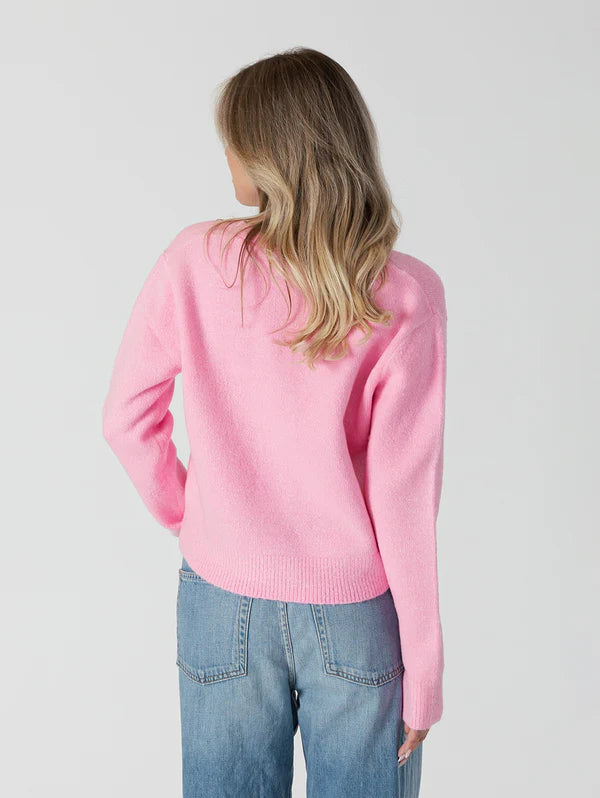 Lyla & Luxe W/ Bow Buttons Pink