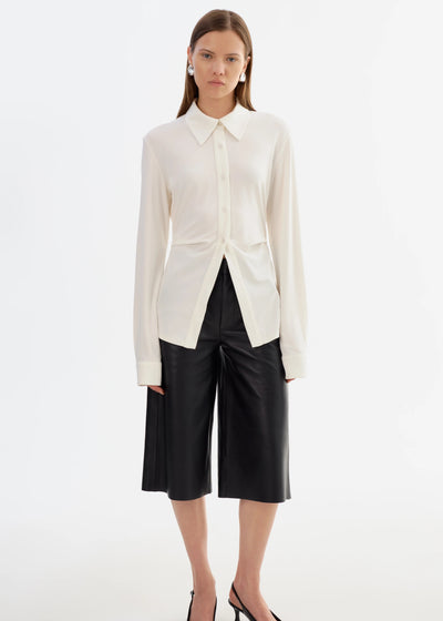Lamarque Kai Gathered Shirt White