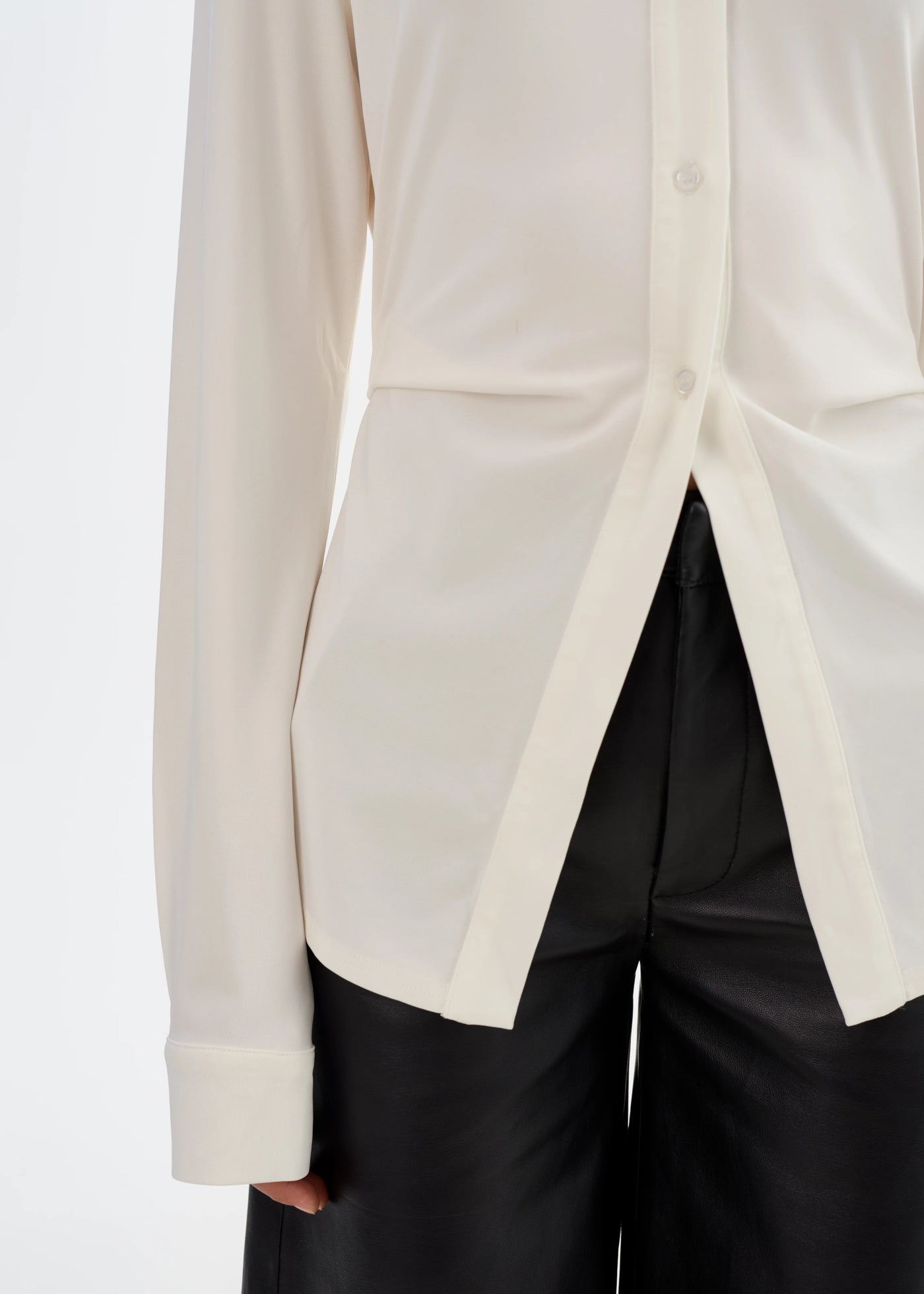 Lamarque Kai Gathered Shirt White