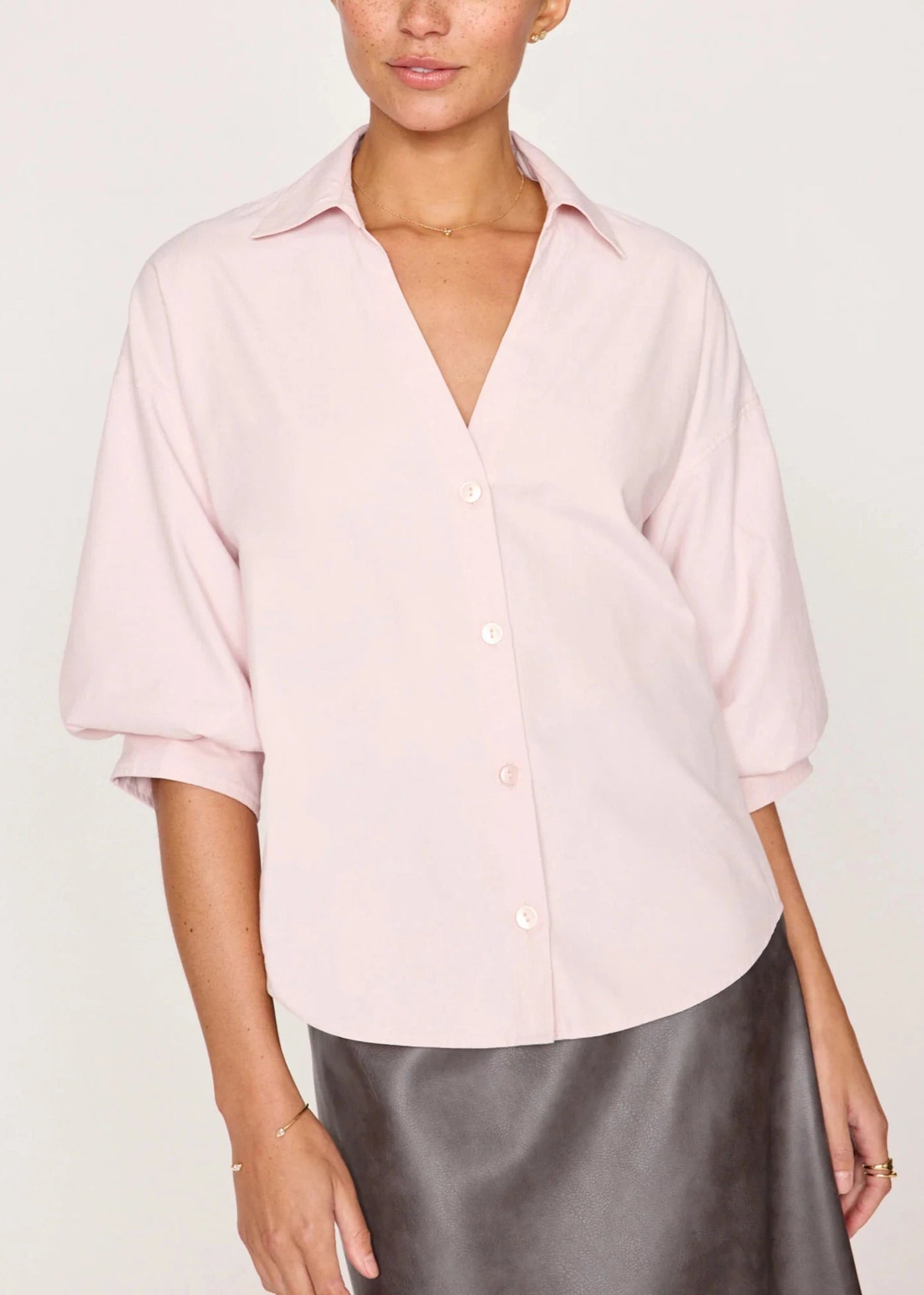 Brochu Walker Kate Shirt - Rose Quartz