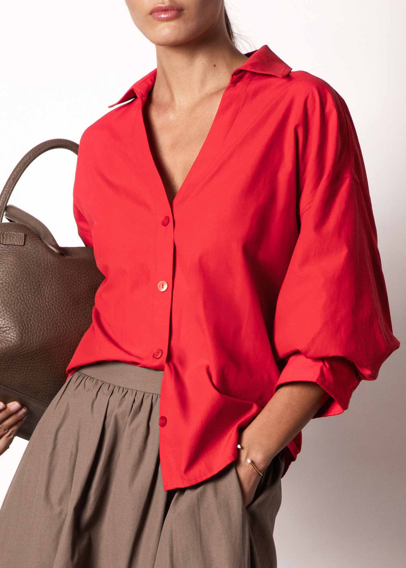 Brochu Walker Kate Shirt Poppy