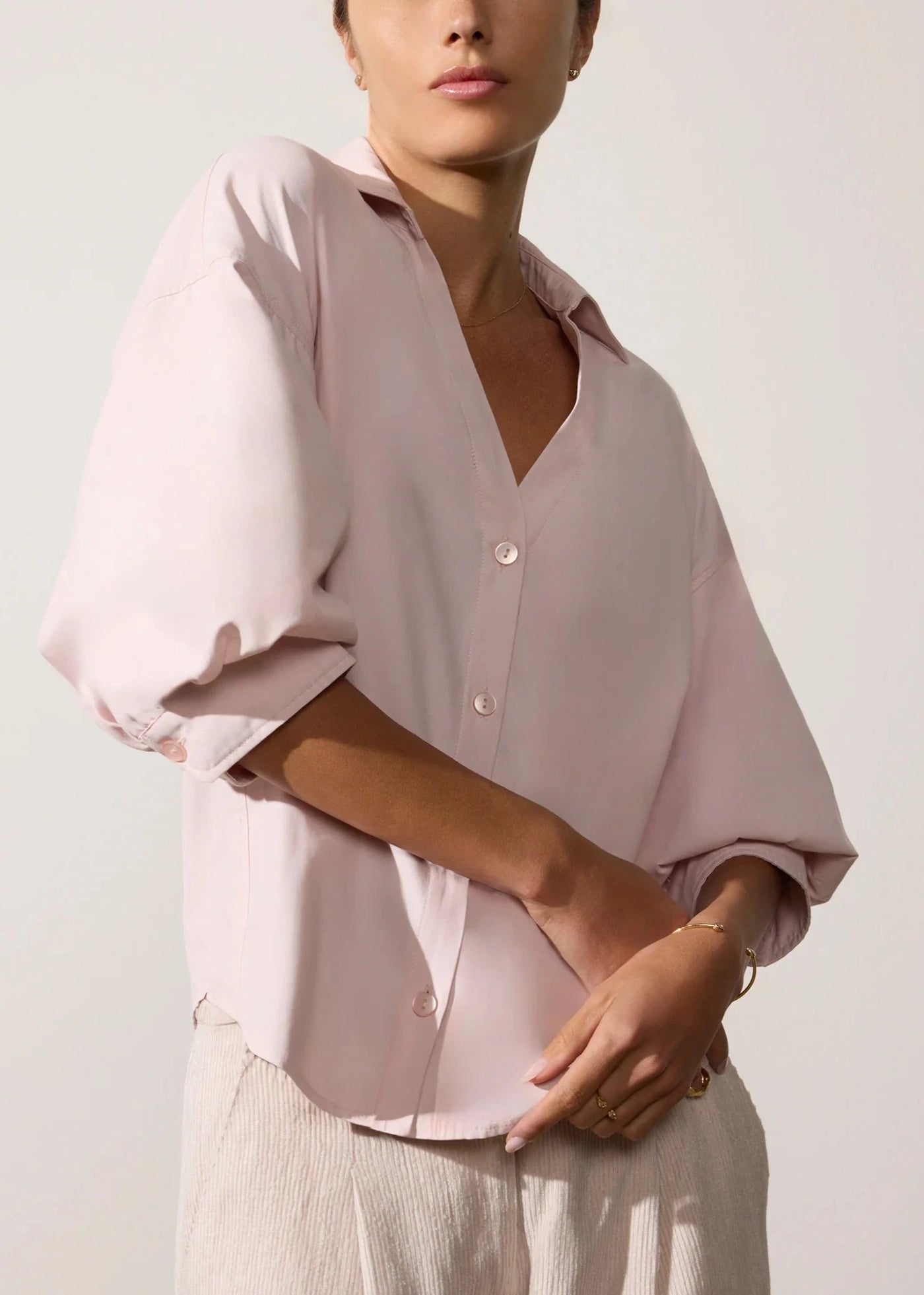 Brochu Walker Kate Shirt - Rose Quartz