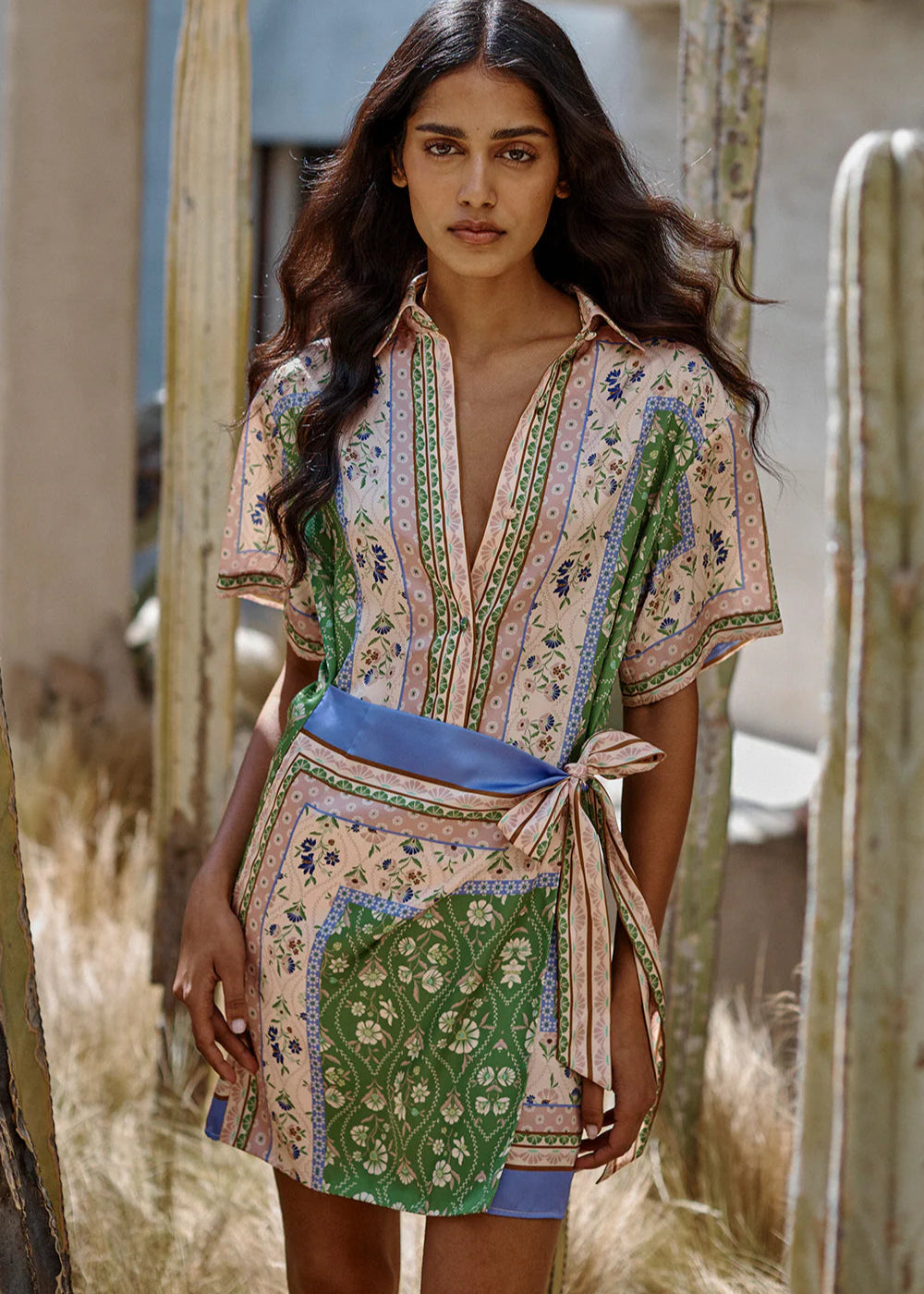 Misa Kezia Dress Matcha Love