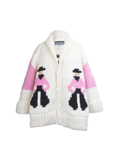 Gogo Long Cowboy Wool Cardi Snow