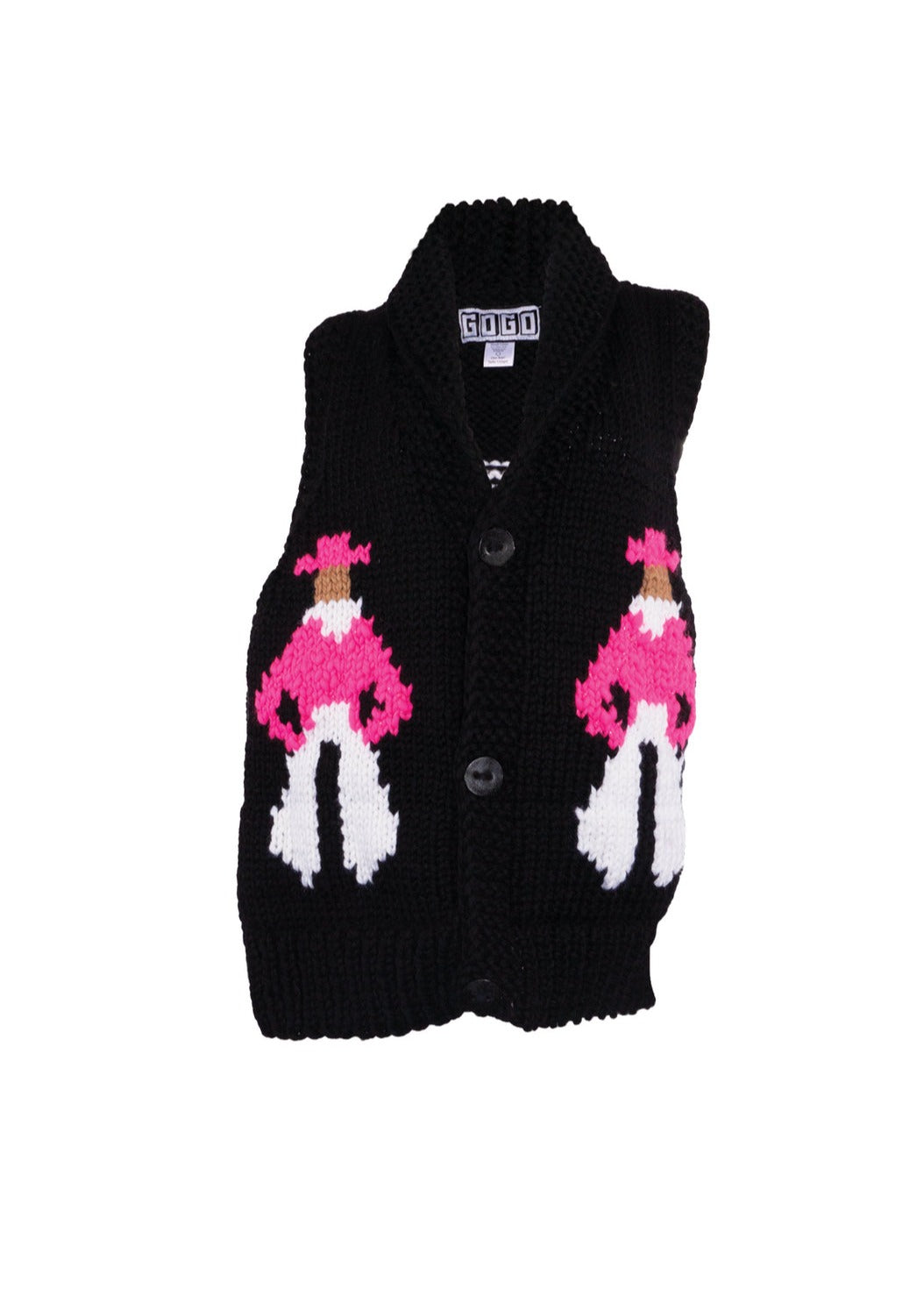 GOGO Cowboy Swing Vest - Jet Black