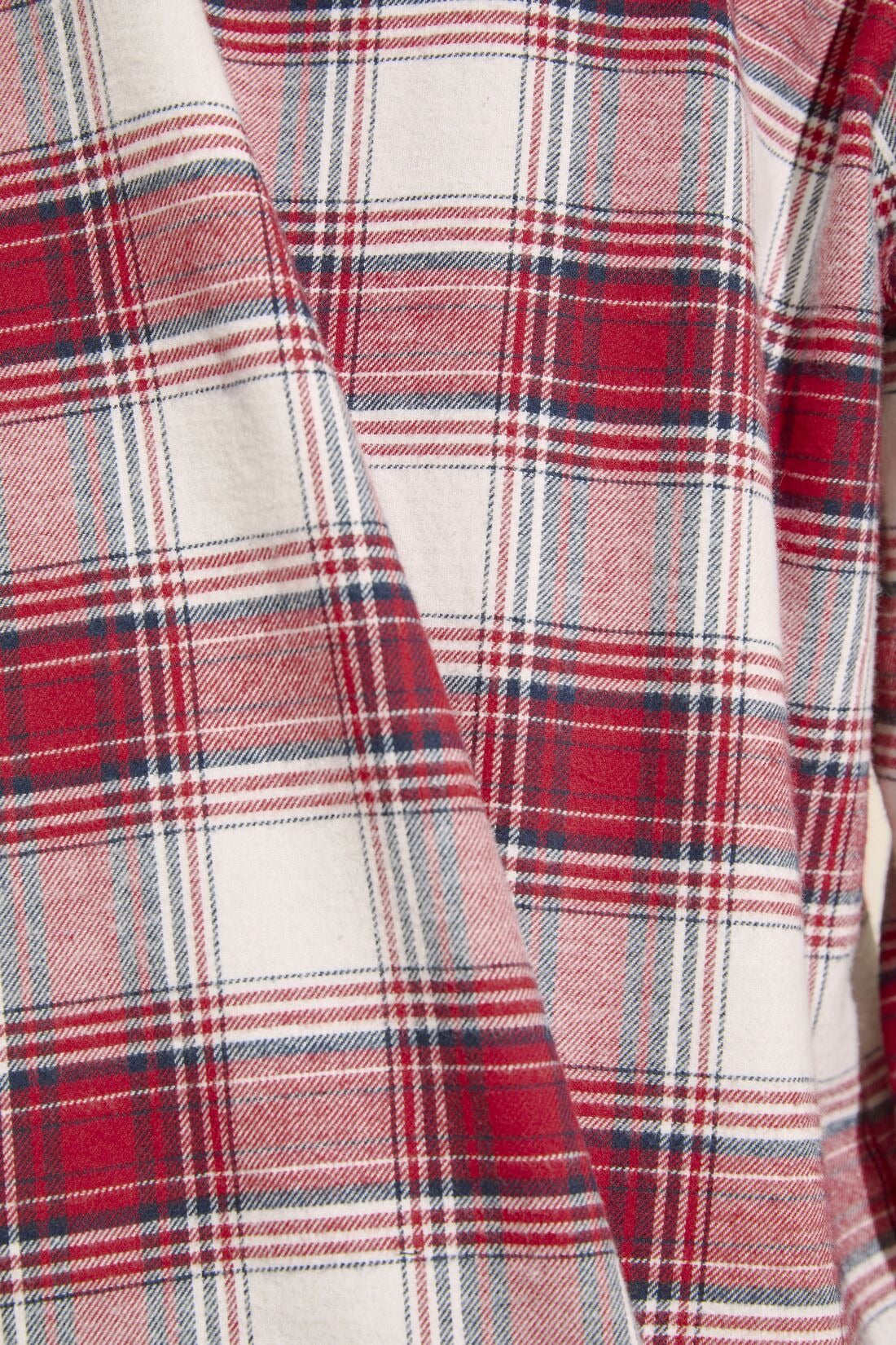 Eberjey Gisele Printed Flannel Long PJ Set - Red Plaid