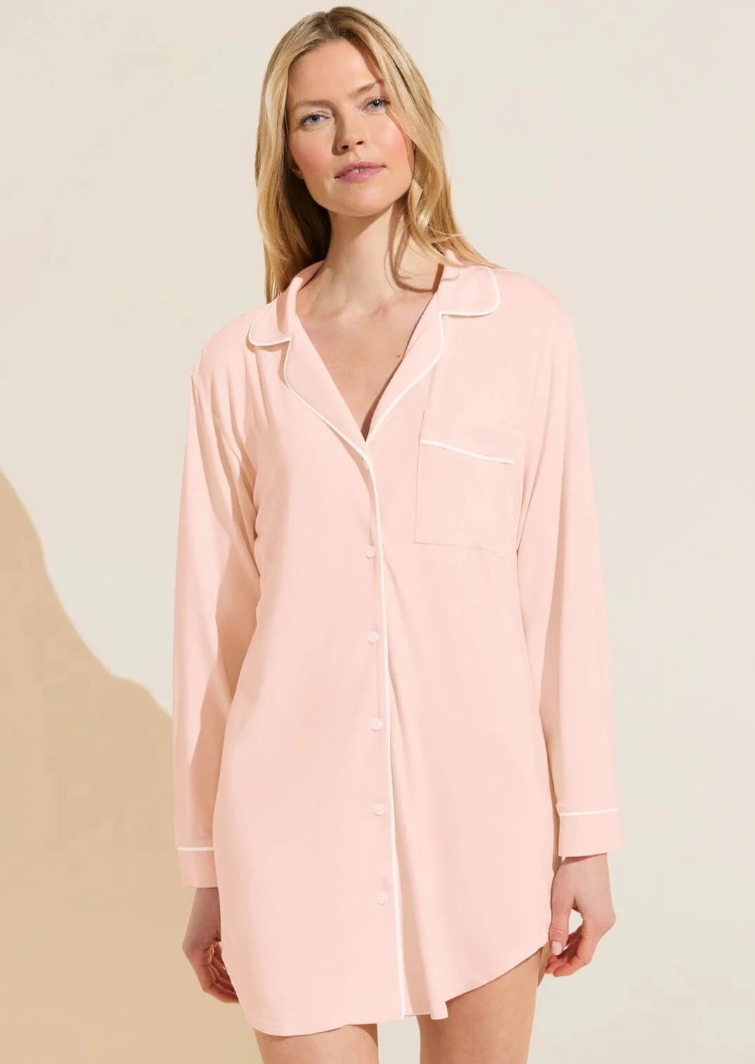 Eberjey The Gisele Sleep Shirt - Pink