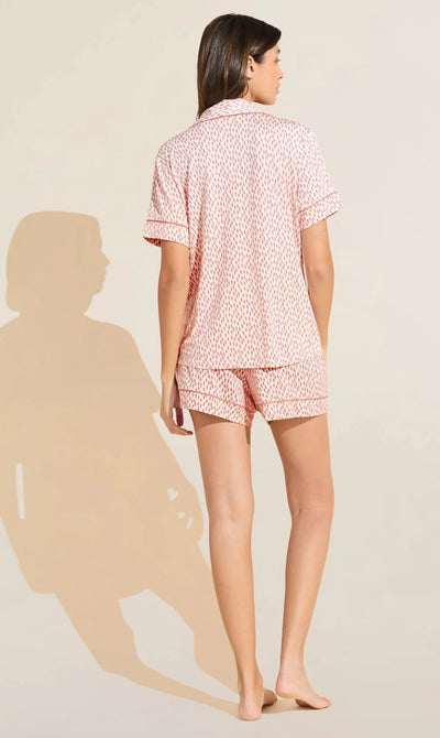 Eberjey The Gisele Relaxed Short Pj Set - Pink 