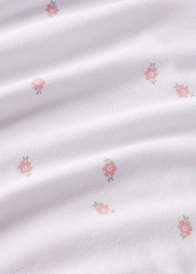 Eberjey Gisele Printed Cami & Shortie Short Set Summer Daisy White