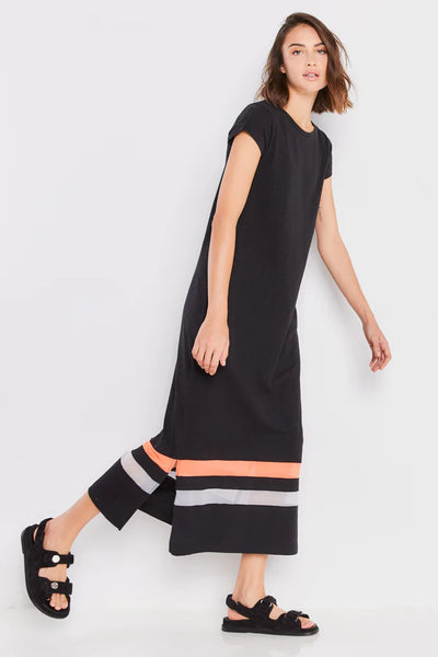 Lisa Todd Mesher S/S Long Dress - Black