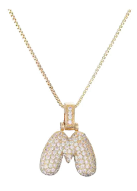 LIVIE Katherine Bubble Letter Necklace
