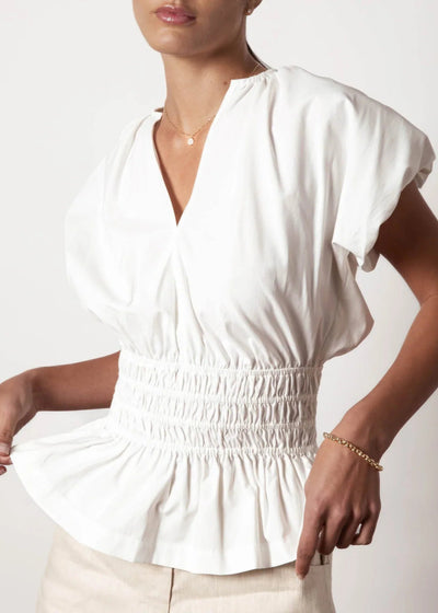 Brochu Walker Mina top Ivory