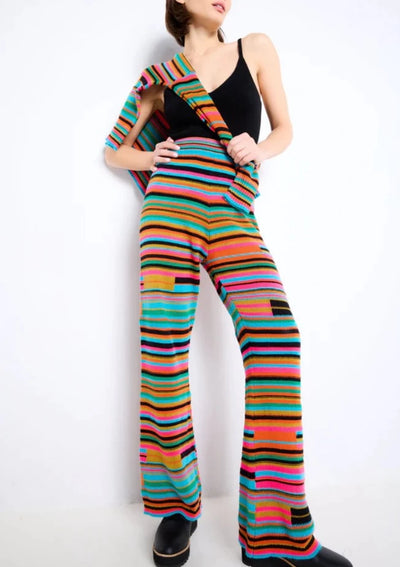 Lisa Todd Next In Line Striped Pants - Multicolour