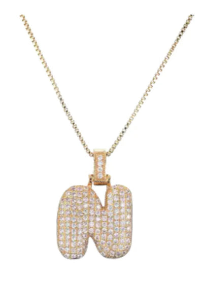 LIVIE Katherine Bubble Letter Necklace
