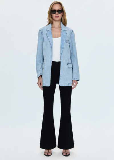 Pistola Kinsley Mid Rise Ultra Flare Pant Black