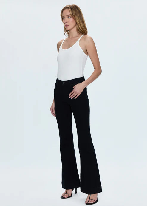 Pistola Kinsley Mid Rise Ultra Flare Pant Black