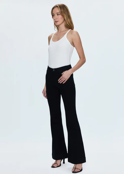 Pistola Kinsley Mid Rise Ultra Flare Pant Black