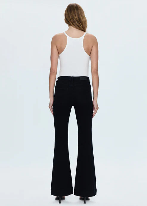 Pistola Kinsley Mid Rise Ultra Flare Pant Black