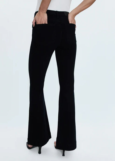 Pistola Kinsley Mid Rise Ultra Flare Pant Black