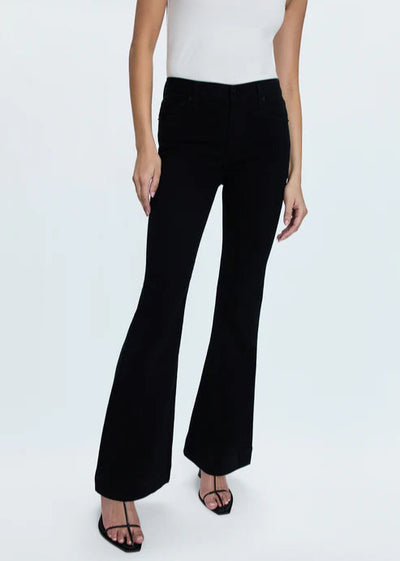 Pistola Kinsley Mid Rise Ultra Flare Pant Black