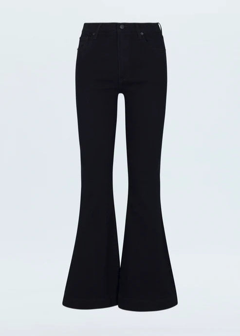 Pistola Kinsley Mid Rise Ultra Flare Pant Black