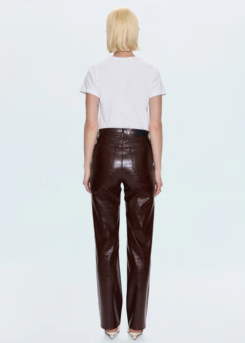 Pistola Cassie Super High Rise Straight Pants Croc