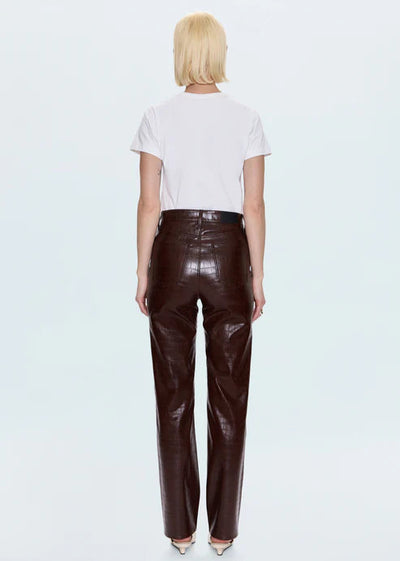 Pistola Cassie Super High Rise Straight Pants Croc