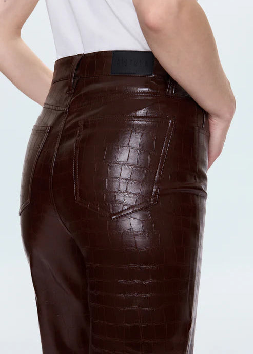 Pistola Cassie Super High Rise Straight Pants Croc