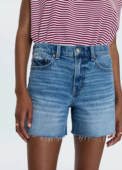 Pistola Kennedy Relaxed Mid Rise Cut Off Short Central Vintage