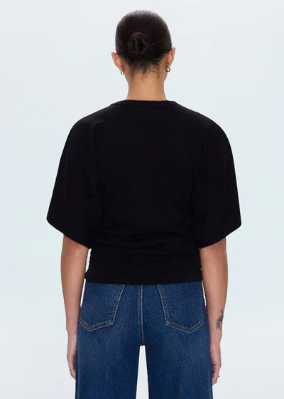 Pistola Veronica Drop Shoulder Fitted Top Black