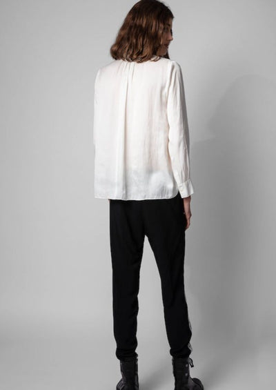 Zadig & Voltaire Tink Satin Blouse - Ivory