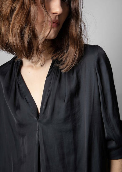 Zadig & Voltaire Tink Satin Blouse - Black
