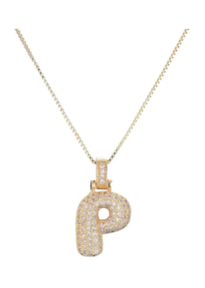 LIVIE Katherine Bubble Letter Necklace