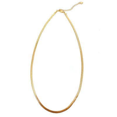 Rachel Nathan Herringbone Chain Necklace