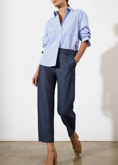 Brochu Walker Pia Shirt Blue Stripe