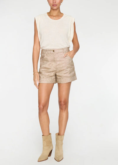 Brochu Walker Pippa Cuffed Short Gold