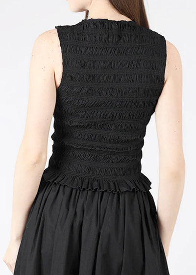 Pistola Phoebe Smocked Tank Black
