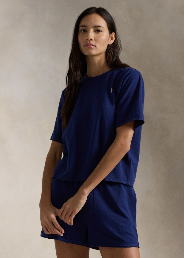 Polo Ralph Lauren Club Terry S/S Short Set Navy