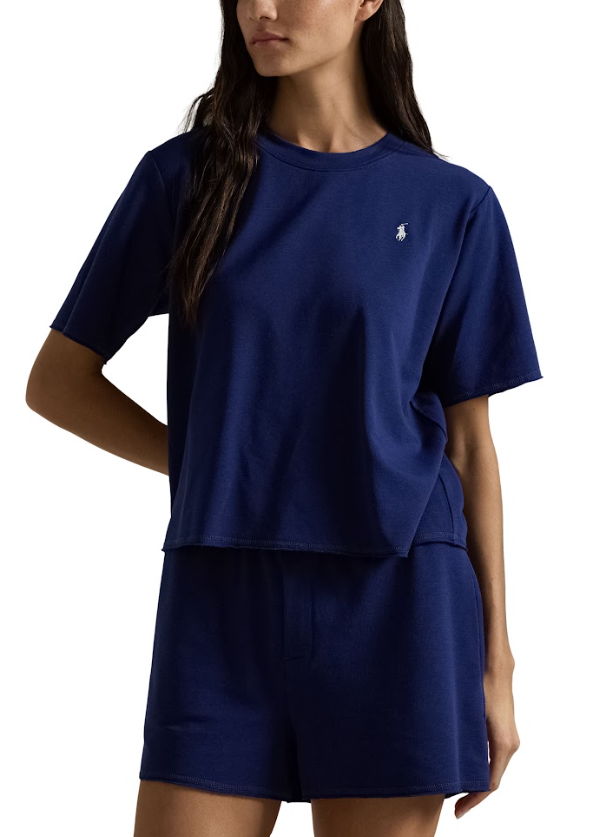 Polo Ralph Lauren Club Terry S/S Short Set Navy