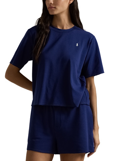 Polo Ralph Lauren Club Terry S/S Short Set Navy