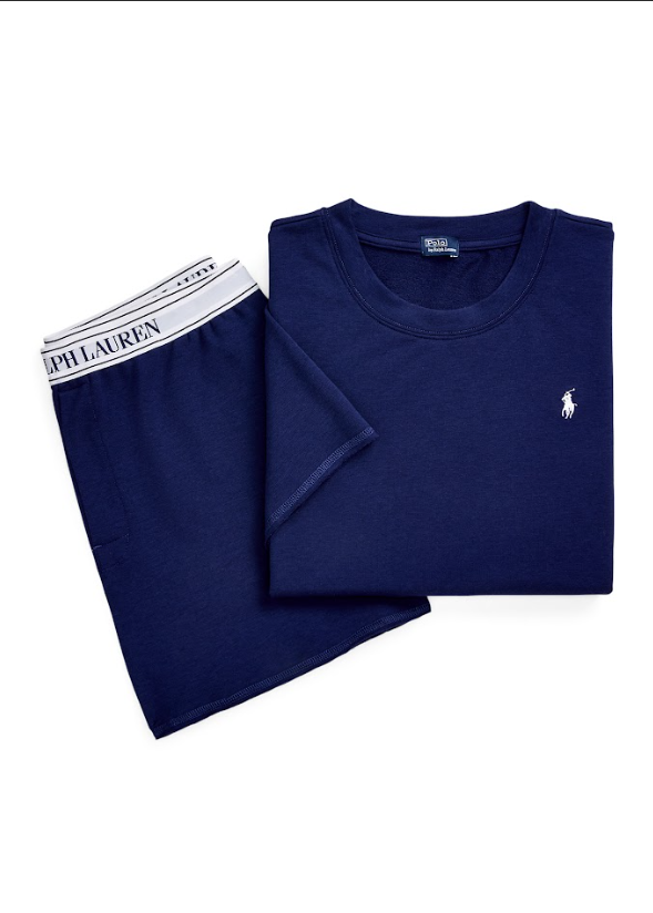 Polo Ralph Lauren Club Terry S/S Short Set Navy